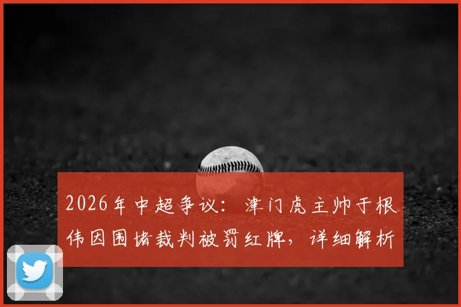 2026年中超争议：津门虎主帅于根伟因围堵裁判被罚红牌，详细解析判罚焦点与后续影响