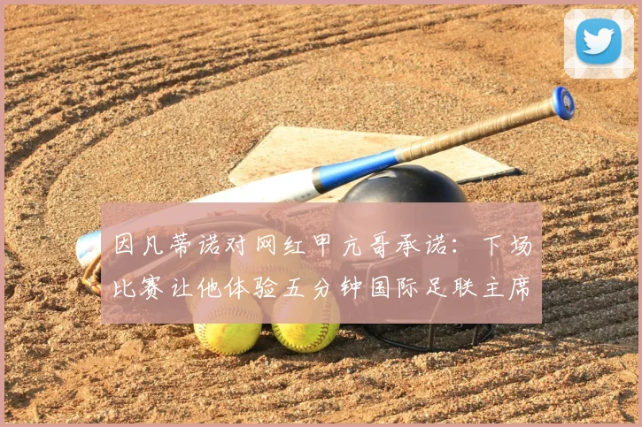 因凡蒂诺对网红甲亢哥承诺:下场比赛让他体验五分钟国际足联主席职责